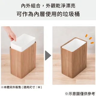 【NITORI 宜得利家居】網購限定 垃圾桶 Inner WH EC(網購限定 垃圾桶 Inner)