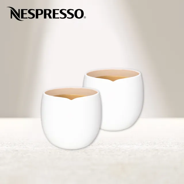 【Nespresso】Origin Gran Lungo雙層陶瓷杯組(內含2只Gran Lungo雙層陶瓷咖啡杯_270ml)