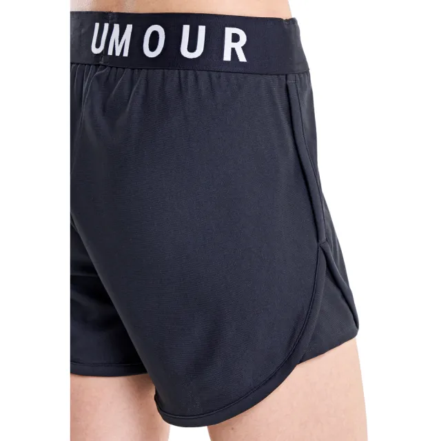 【UNDER ARMOUR】UA99精選 女 Play Up 5吋運動短褲_1355791-001(黑色)