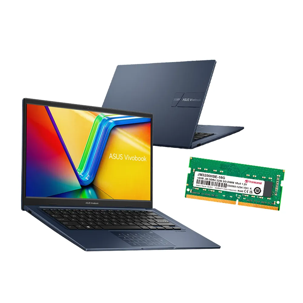 【ASUS】升級24G組★14吋i5輕薄筆電(i5-1335U/8G/512G SSD/W11/VivoBook X1404VA)