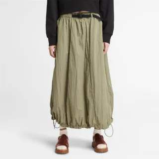 【Timberland 官方旗艦】女款灰綠色夏季長裙(A5P9J590)