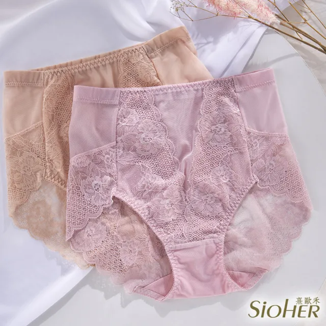 【SiOHER 熹歐禾】單件組 現貨 誘人女伶透膚高腰內褲(保暖內褲/蕾絲內褲/無痕內褲/女內著/女內褲)