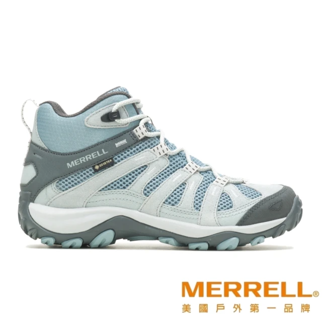 MERRELL ALVERSTONE 2 MID GORE-TEX☆ 防水中筒經典登山鞋 灰藍色 女款(ML037046)