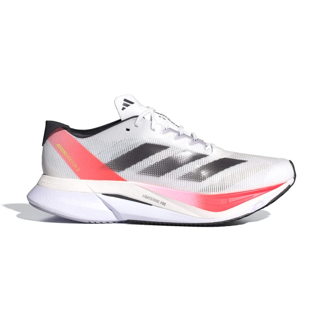 adidas 愛迪達 Adizero Boston 12 男鞋 黑白紅色 運動 競速 輕量 緩震 跑鞋 慢跑鞋 IF9210