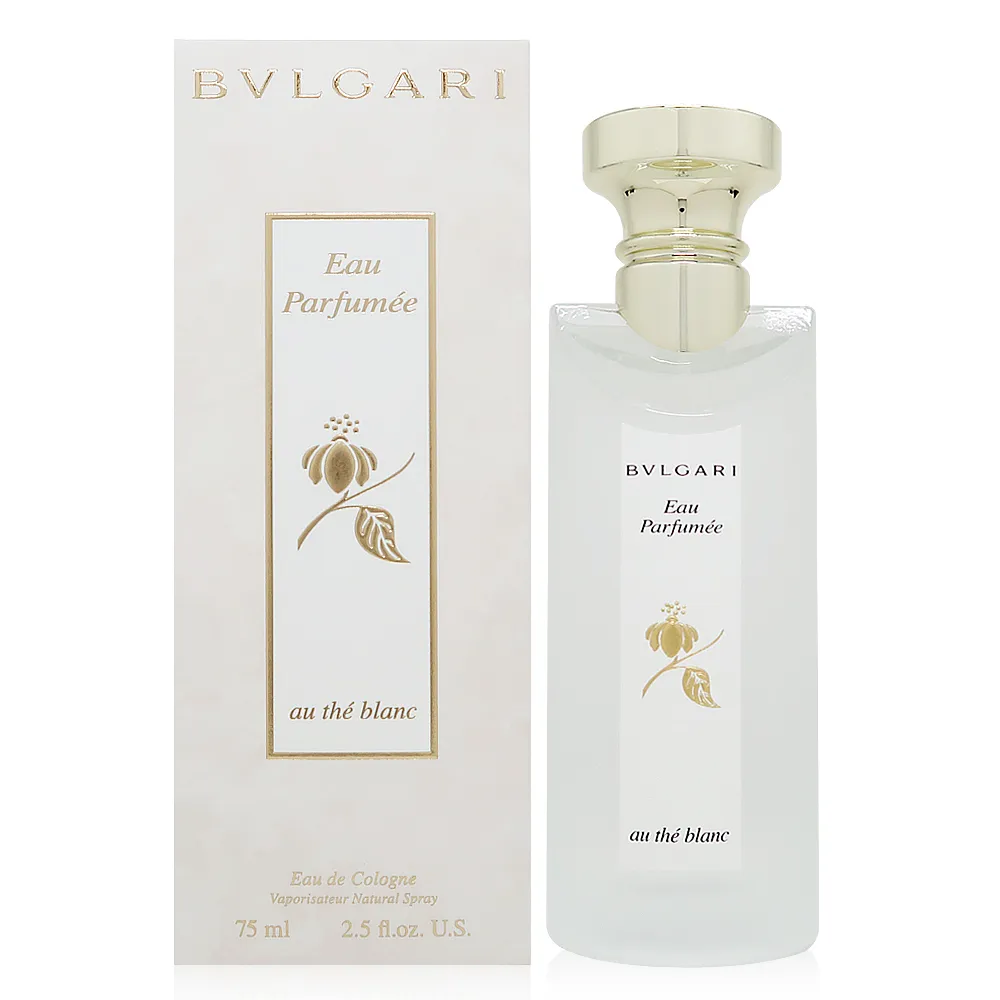 【BVLGARI 寶格麗】白茶中性古龍水 EDC 75ml(平行輸入)