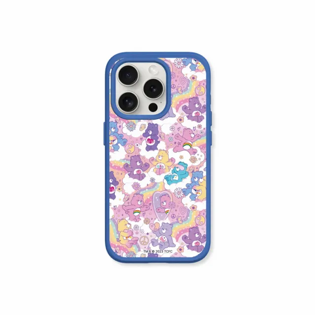【RHINOSHIELD 犀牛盾】iPhone 14系列 SolidSuit MagSafe兼容 磁吸手機殼/粉紫樂園(Care Bears)