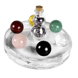 【開運億姊】五行穩賺旺人際旺九紫離火運-紫水晶葫蘆款五行七星陣(加贈五行開運手鍊)