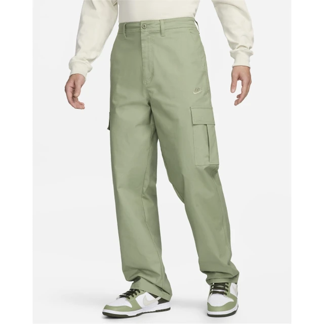 NIKE 耐吉 長褲 運動褲 休閒 男 AS M NK CLUB CARGO PANT 綠(FZ5766386)