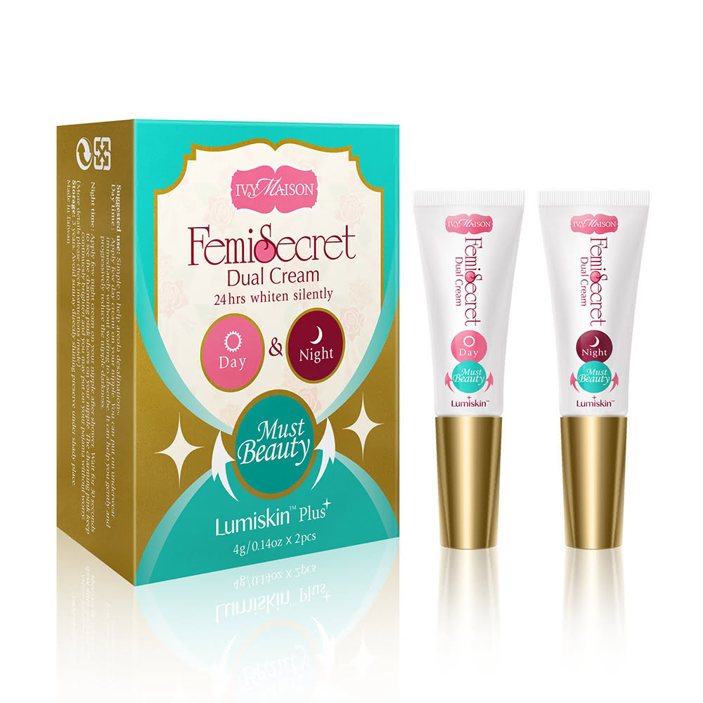 【IvyMaison】美白粉嫩乳暈霜4MLx2 日夜雙效組(產後乳暈粉嫩/母親節/淡化暗沉黑色素)