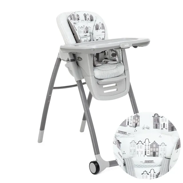 【Joie官方旗艦】multiply 6in1成長型多用途餐椅+比得兔吸盤碗+湯叉餐具組(兒童餐椅/學習餐椅/兒童椅)