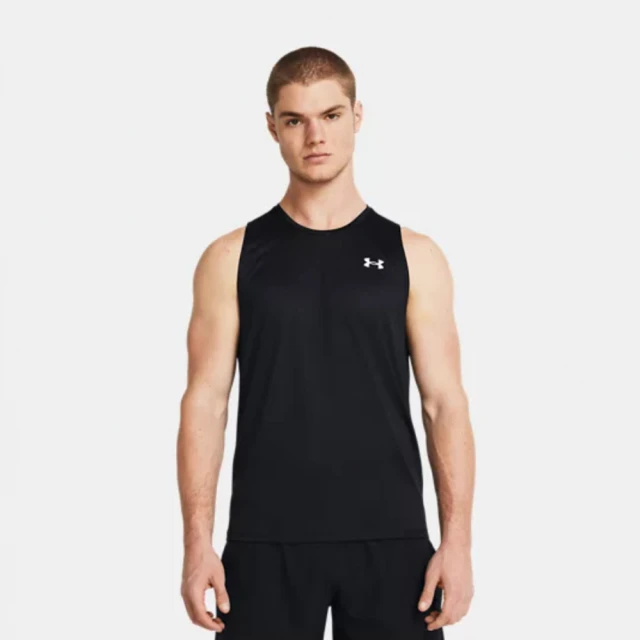 UNDER ARMOUR 背心 男款 運動 慢跑 吸排 訓練 TECH 黑 1382795-001