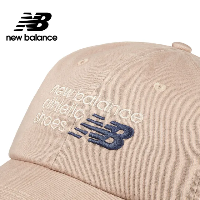 【NEW BALANCE】NB 刺繡NB棒球帽/老帽_LAH43016MS_中性_奶茶色