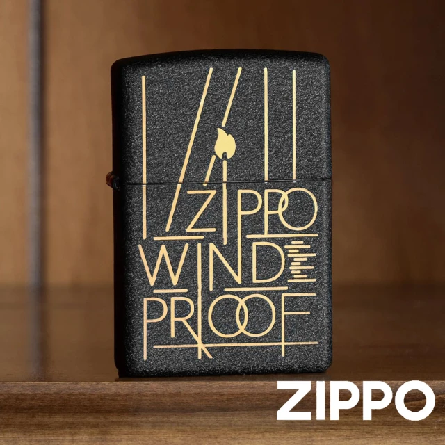 Zippo 線條藝術防風打火機(美國防風打火機)