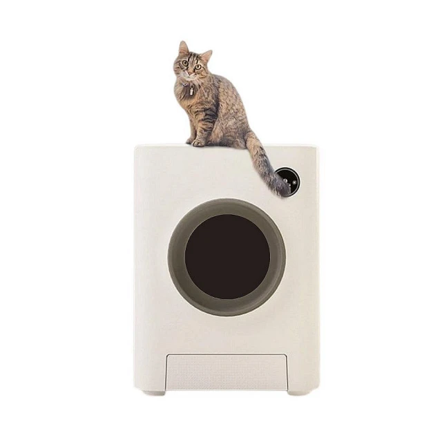 鳥語花香 魔方智能貓砂盆(白)魔方智能貓廁所(自動貓砂機/電 鳥語花香 魔方智能貓砂盆(白)魔方智能貓廁所(自動貓砂機/電動貓砂盆/APP連線)