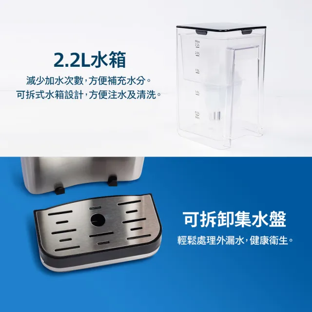 【Philips 飛利浦】2.2L免安裝瞬熱濾淨飲水機(ADD5910M)(主機內含濾心)+濾芯9入