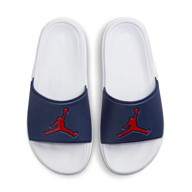 NIKE 耐吉 拖鞋 男鞋 運動 AJ 喬丹 JORDAN JUMPMAN SLIDE 藍白 FQ1598-402(3A5296)