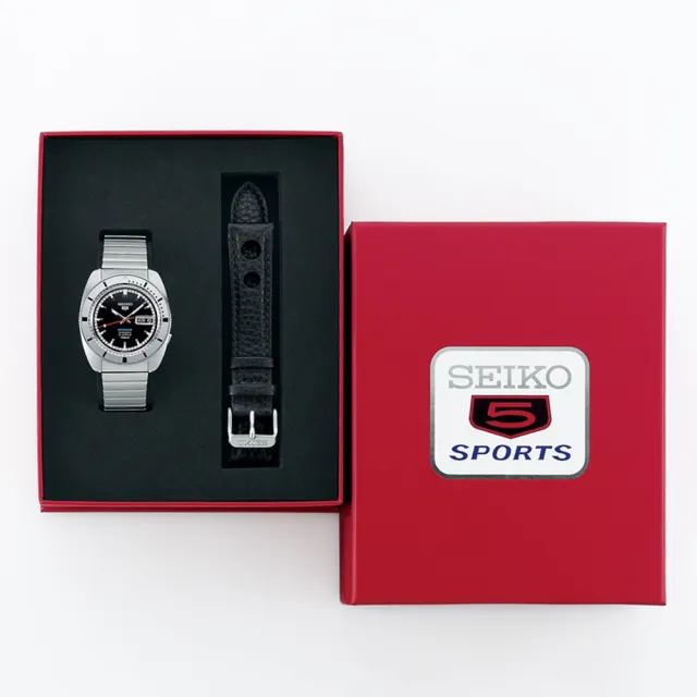 【SEIKO 精工】5 Sports 限量套組 復刻機械錶 38.5MM－SK014(SRPL03K1/SRPL05K1)