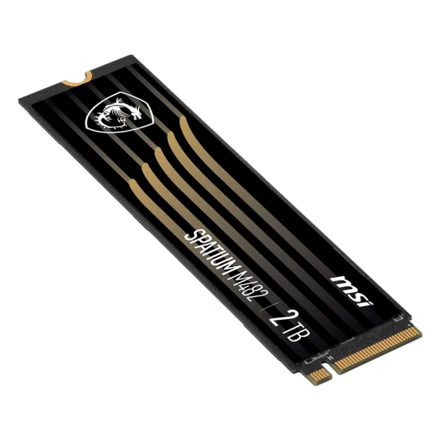 【MSI 微星】SPATIUM M482 2TB M.2 2280 PCIe 4.0 ssd固態硬碟(讀7300M/寫6400M)