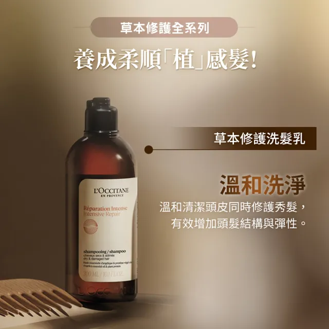 【L’Occitane 歐舒丹】官方直營 草本洗髮精系列大容量-4款任選(500ml)