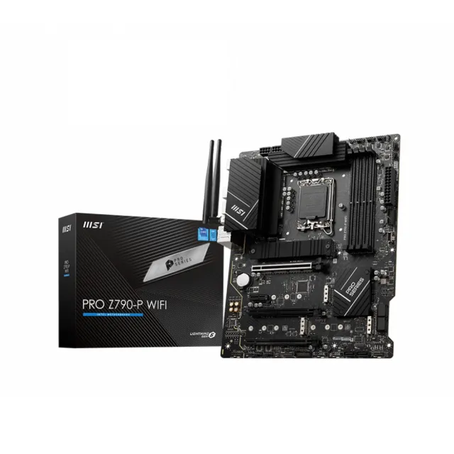 【MSI 微星】PRO Z790-P WIFI 主機板 +羅技 MK240 NANO 無線滑鼠鍵盤組