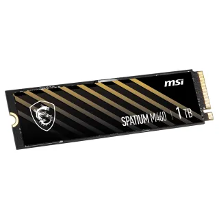 【MSI 微星】SPATIUM M460 1TB M.2 2280 PCIe 4.0 ssd固態硬碟(讀 5000M/寫 4500M)