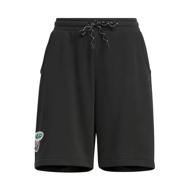 【adidas 愛迪達】SMR GFX Shorts 女 短褲 棉褲 運動 休閒 簡約 舒適 黑(IW6302)