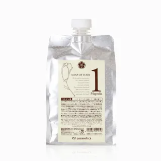 【Of cosmetics】奧芙蔻 木蓮花亮澤柔順洗髮液態皂 1-MA環保包1000ml(適合各種髮質 / 想輕盈柔順使用)