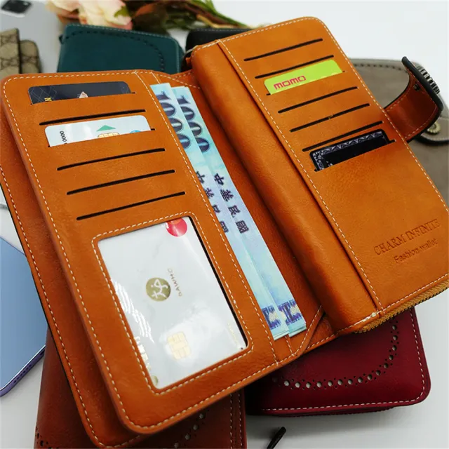 【MoonDy】錢包 皮包 錢包女 拉鍊錢包 長夾女生 大容量超能裝 手機錢包 女長夾 日本長夾  