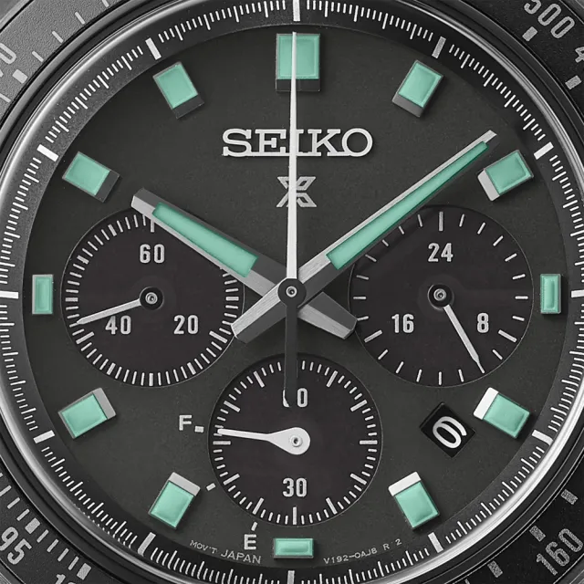 【SEIKO 精工】Prospex SPEEDTIMER 黑潮夜視 太陽能計時手錶 送禮 禮物 推薦(SSC923P1/V192-0AH0C)