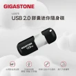 【GIGASTONE 立達】16GB USB2.0 黑銀膠囊隨身碟 U207S 超值3入組(16G 隨身碟 原廠保固五年)