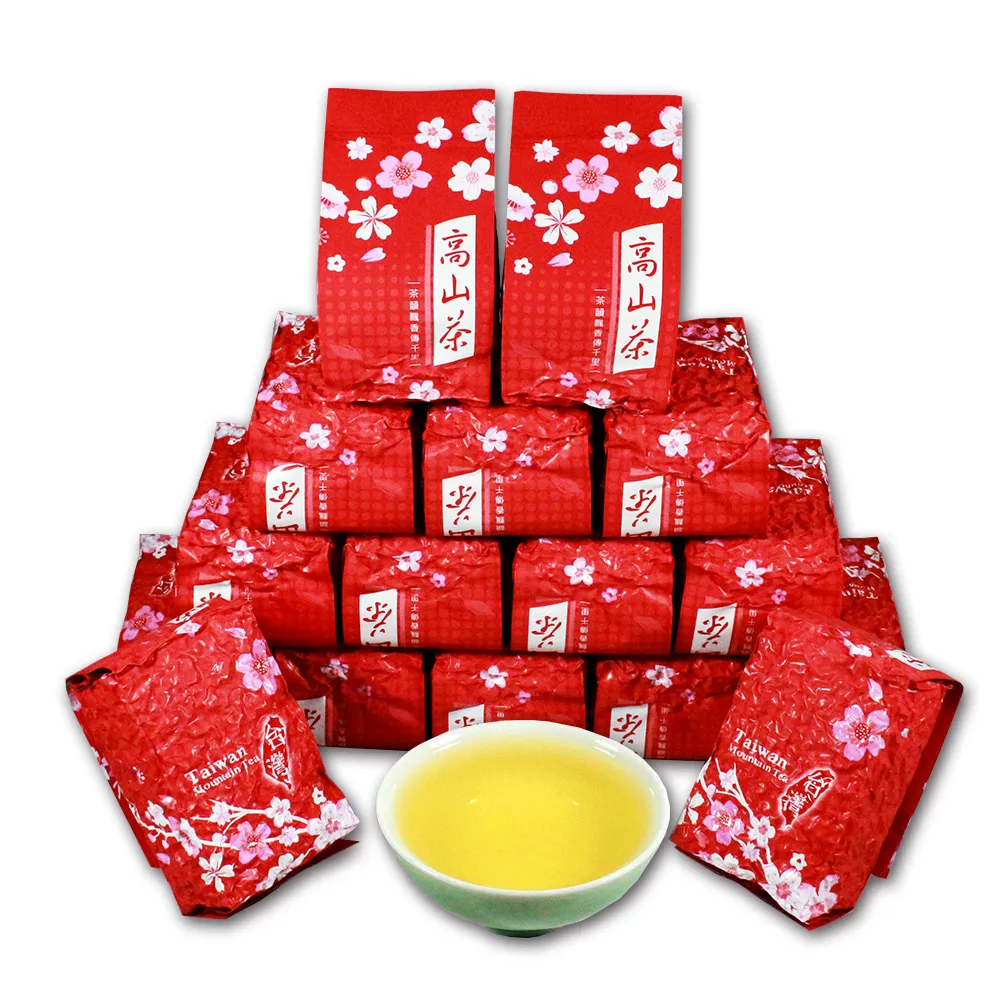 【龍源茶品】梨山茶韻盞香回甘烏龍茶葉16包組(150g/包-共4斤/附提袋/高山茶/春茶/生青茶/無焙火/微發酵)