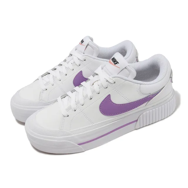 【NIKE 耐吉】餅乾鞋 Wmns Court Legacy Lift 女鞋 厚底 增高 拼接 休閒鞋 單一價(DM7590-200)