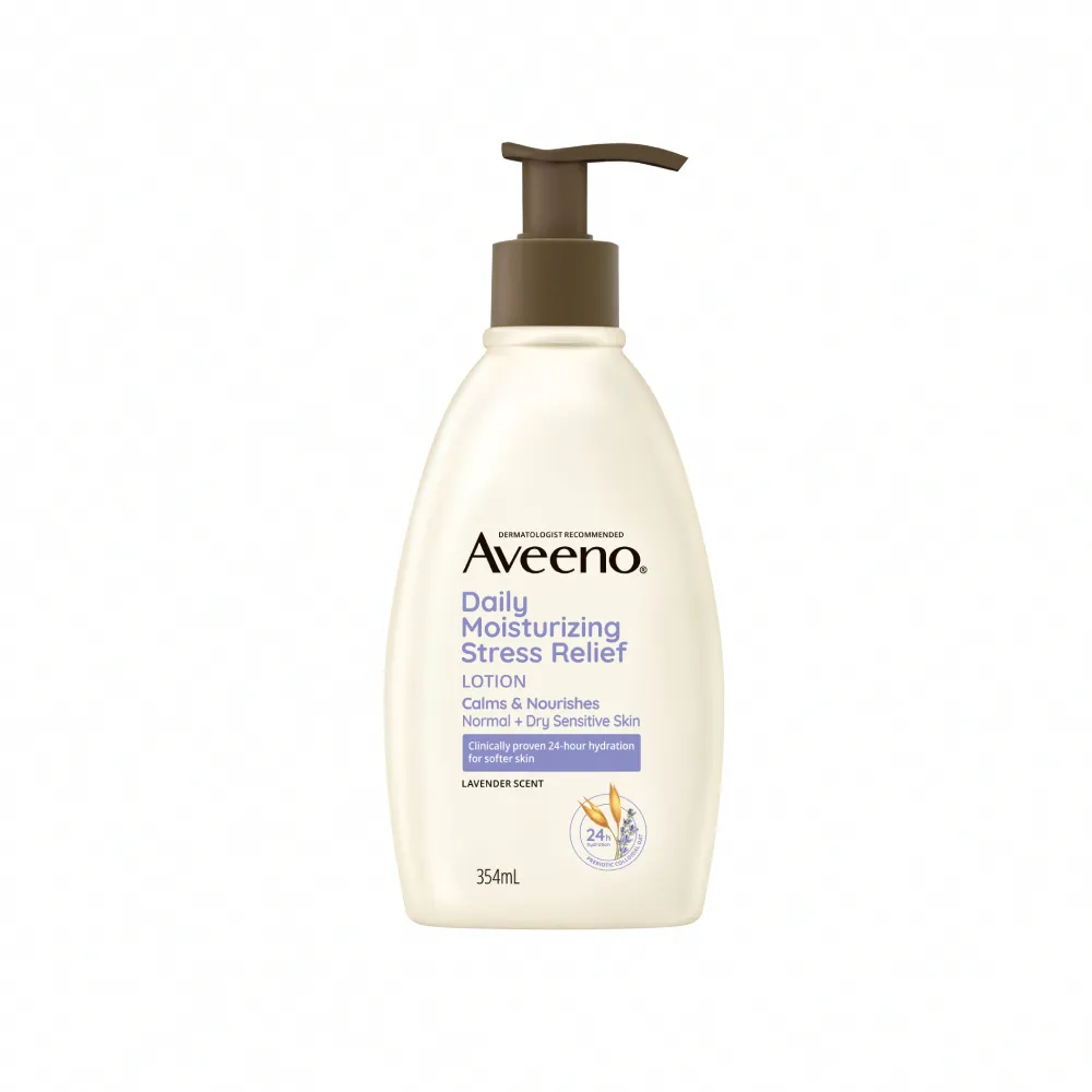 【Aveeno 艾惟諾】薰衣草香氛舒緩保濕乳354ml(身體乳/保濕乳液)