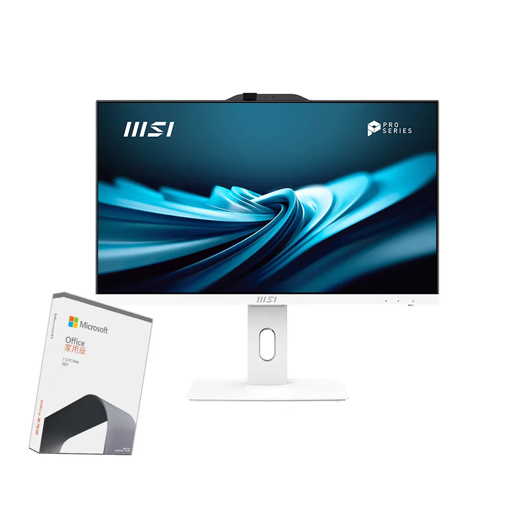 【MSI 微星】Office2021組★24型 i5液晶電腦(PRO AP242P 14M-652W/i5-14400/16G/1TB SSD/W11)