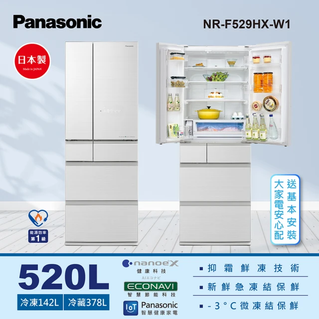 Panasonic 國際牌 422公升新一級能效智慧節能雙門