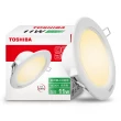 【TOSHIBA 東芝】買8送8 星日耀 11W LED 崁燈 12CM嵌燈(白光/自然光/黃光)