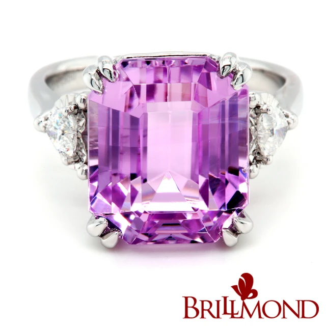 BRILLMOND JEWELRY 10克拉 頂級天然孔賽石 PT950鉑金 鑽戒(10克拉主石+PT950鉑金台)