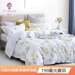 【Prawear 巴麗維亞】100%天絲兩用被床包組(單/雙/加/特大 多款任選) 涼被/冷氣毯