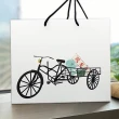 【CLEAN 克林】阿公三輪車  古早生活手提袋(禮品袋 手提紙袋 提袋 禮物提袋 禮物包裝袋 紙袋 購物袋)