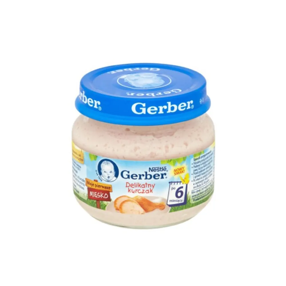 【Gerber 嘉寶】雞肉泥 80g(24罐組)