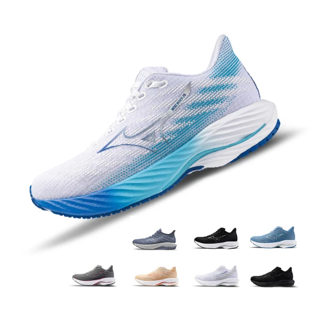 MIZUNO 美津濃 美好運動 女慢跑鞋 WAVE RIDER 28 24AW(J1GD240623/J1GD240603/J1GD240326)