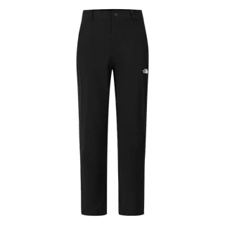 【The North Face 官方旗艦】北面女款黑色DWR防潑水彈力褲腰長褲｜81SQ4H0