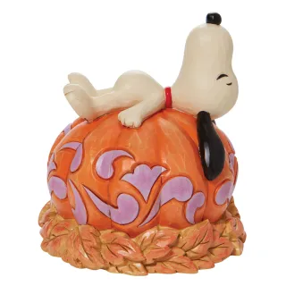 【Enesco】精品家飾 SNOOPY 史努比萬聖南瓜塑像居家擺飾