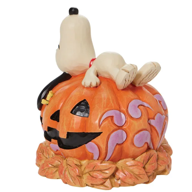 【Enesco】精品家飾 SNOOPY 史努比萬聖南瓜塑像居家擺飾