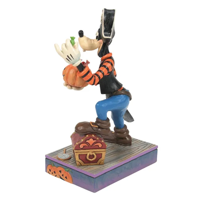 【Enesco】精品家飾 Disney 迪士尼 高飛萬聖節海盜塑像居家擺飾