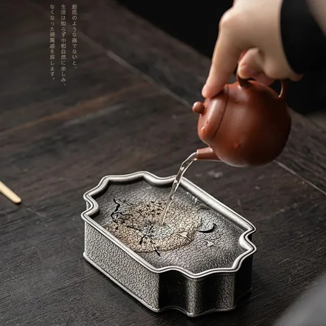 錫製茶入 古錫製 點銅 銘 茶道具 茶道具 錫製茶入 古錫製 點銅 在銘（錫 茶壺のYahoo
