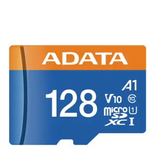 【ADATA 威剛】128G Premier microSDXC/SDHC UHS-I Class10 A1 V10 記憶卡(原廠終生有限保固/公司貨)