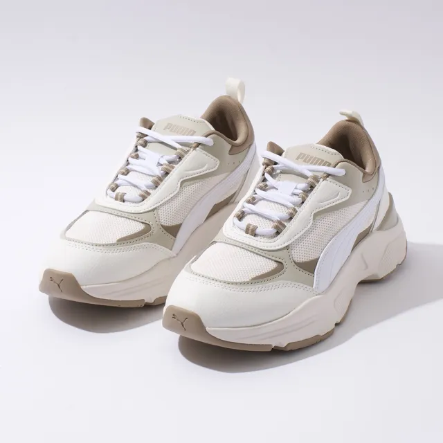 【PUMA】Cassia Mix 女鞋 奶茶色 厚底 運動 增高 老爹鞋 麂皮 休閒鞋 38464722