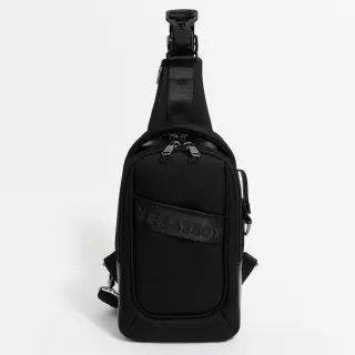 【PLAYBOY】單肩背包  Crucial系列(黑色)