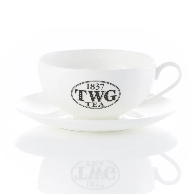 【TWG Tea】午夜時光之茶茗茶禮物組(午夜時光之茶/多款茗茶 100g/罐+早茶杯盤組+瀘茶網+茶糖棒)